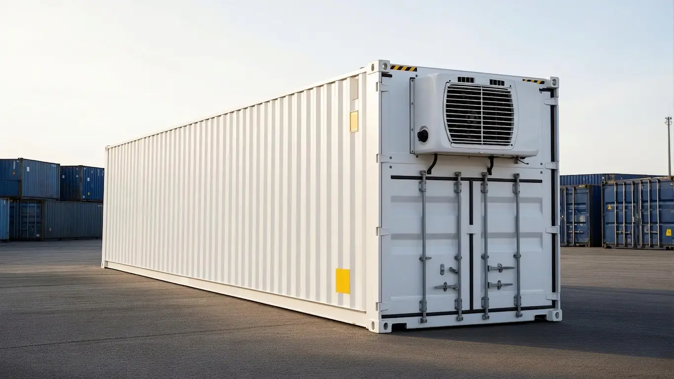 20ft Reefer · ~150 sq ft usable real photo